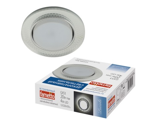 Точечный светильник Luciole DLS-L156 GX53 GLASSY/CLEAR 3D Fametto Точечный светильник Luciole DLS-L156 GX53 GLASSY/CLEAR 3D Fametto