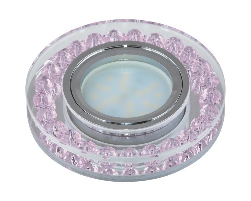 Точечный светильник Peonia DLS-P102 GU5.3 CHROME/PINK Fametto Точечный светильник Peonia DLS-P102 GU5.3 CHROME/PINK Fametto