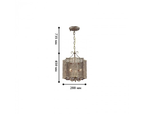 Подвесная люстра Bazar 1624-3P Favourite Подвесная люстра Bazar 1624-3P Favourite