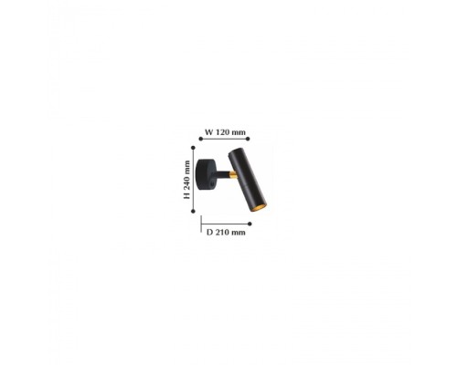 Спот Tube 2107-1W Favourite Спот Tube 2107-1W Favourite