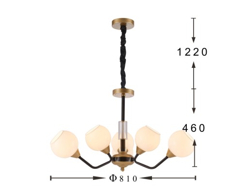 Подвесная люстра Germen 2550-6P Favourite Подвесная люстра Germen 2550-6P Favourite