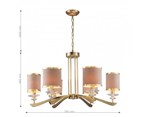 Подвесная люстра Rocca 2689-6P Favourite