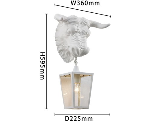 Настенный фонарь уличный Bison 4000-1W Favourite Настенный фонарь уличный Bison 4000-1W Favourite