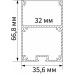 Профиль для светодиодной ленты 10378 Feron