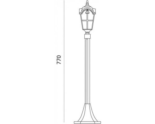 Наземный фонарь Замок 11299 Feron