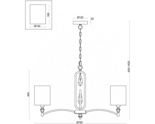 Подвесная люстра Riverside FR1007PL-07BS Freya Подвесная люстра Riverside FR1007PL-07BS Freya