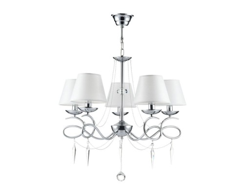 Подвесная люстра Haley FR2909-PL-05-CH Freya Подвесная люстра Haley FR2909-PL-05-CH Freya