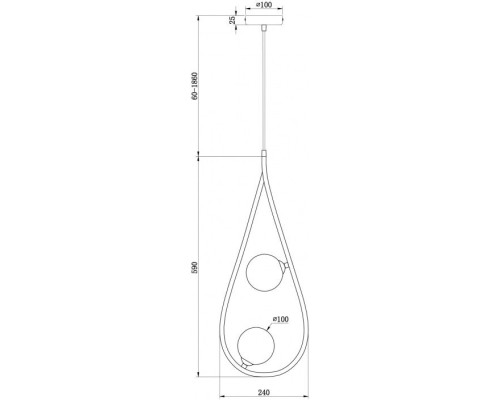 Подвесная люстра Perlina FR4005PL-02B Freya Подвесная люстра Perlina FR4005PL-02B Freya