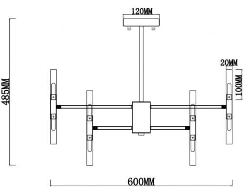 Потолочная люстра Consuelo FR5046PL-24CH Freya Потолочная люстра Consuelo FR5046PL-24CH Freya