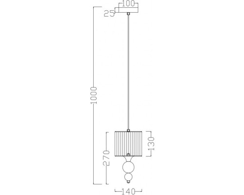 Подвесной светильник Lauren FR5093PL-01CH Freya Подвесной светильник Lauren FR5093PL-01CH Freya