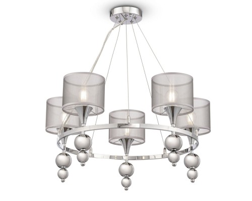 Подвесная люстра Lauren FR5093PL-05CH Freya Подвесная люстра Lauren FR5093PL-05CH Freya