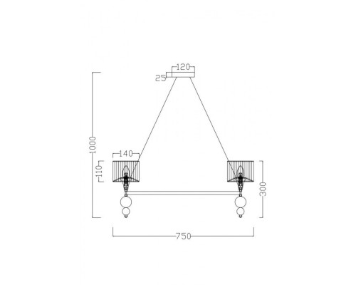 Подвесная люстра Lauren FR5093PL-08CH Freya Подвесная люстра Lauren FR5093PL-08CH Freya