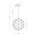 Подвесной светильник Amber FR5099PL-L21CH Freya