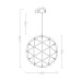 Подвесной светильник Amber FR5099PL-L45CH Freya