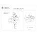 Потолочная люстра Bice FR5101-CL-04-CN Freya