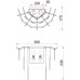 Настенный светильник Porto FR5104WL-02BS Freya