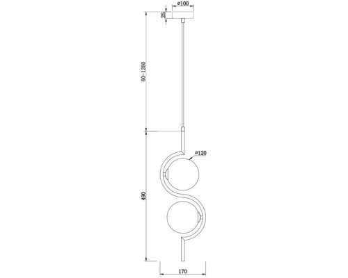 Подвесной светильник Harmonie FR5124PL-02BS Freya Подвесной светильник Harmonie FR5124PL-02BS Freya