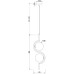 Подвесной светильник Harmonie FR5124PL-02BS Freya