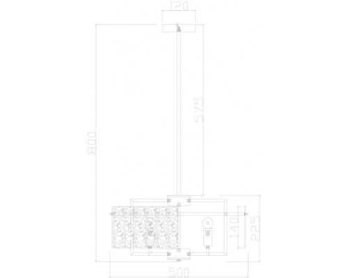 Потолочная люстра Basilica FR5166PL-06BS Freya