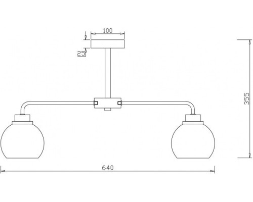 Потолочная люстра Neptune FR5176PL-05BS Freya Потолочная люстра Neptune FR5176PL-05BS Freya