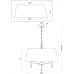Подвесная люстра Rosemary FR5190PL-05BS1 Freya