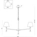 Подвесная люстра Rosemary FR5190PL-07BS1 Freya