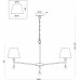 Подвесная люстра Rosemary FR5190PL-07BS Freya