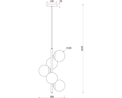 Потолочная люстра Zing FR5199PL-05BS1 Freya Потолочная люстра Zing FR5199PL-05BS1 Freya