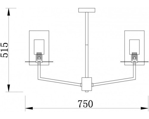 Потолочная люстра Felicity FR5206PL-06FG Freya Потолочная люстра Felicity FR5206PL-06FG Freya