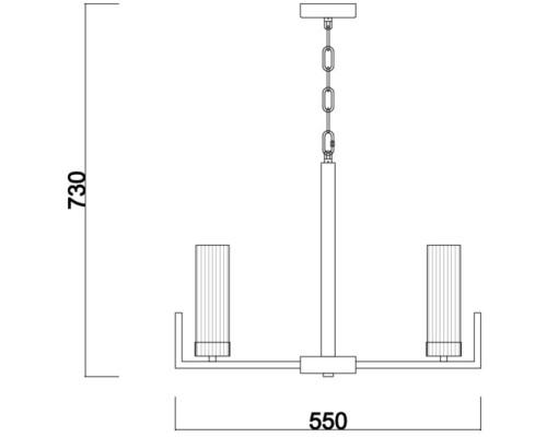 Подвесная люстра Adeline FR5214PL-05BS Freya Подвесная люстра Adeline FR5214PL-05BS Freya