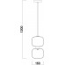 Подвесной светильник Lumen FR5215PL-01BS Freya