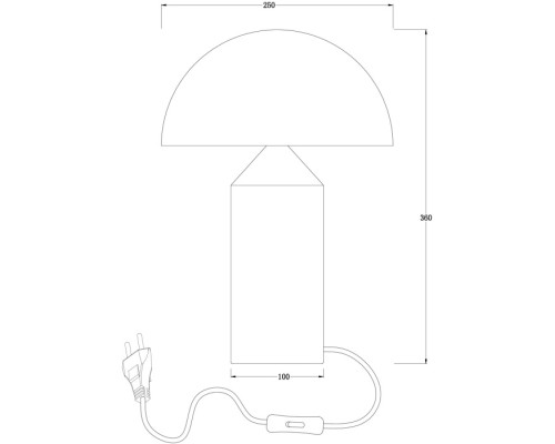 Интерьерная настольная лампа Eleon FR5218TL-01BS Freya Интерьерная настольная лампа Eleon FR5218TL-01BS Freya
