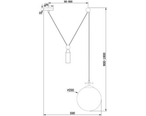 Подвесной светильник Impulse FR5221PL-01BS Freya Подвесной светильник Impulse FR5221PL-01BS Freya