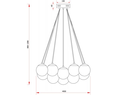 Подвесной светильник Fiesta FR5231PL-19CH Freya Подвесной светильник Fiesta FR5231PL-19CH Freya