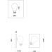 Настенный светильник Evidence FR5372WL-01BS Freya