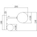 Настенный светильник Sphirity FR5376WL-02B Freya