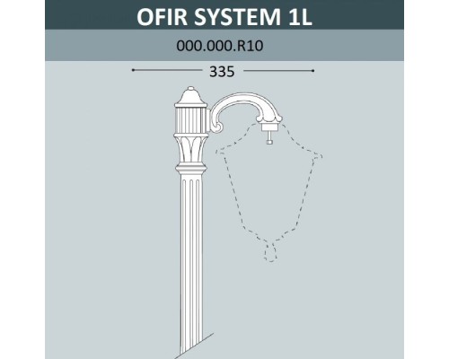 Консоль Ofir 000.000.R10.A0 Fumagalli