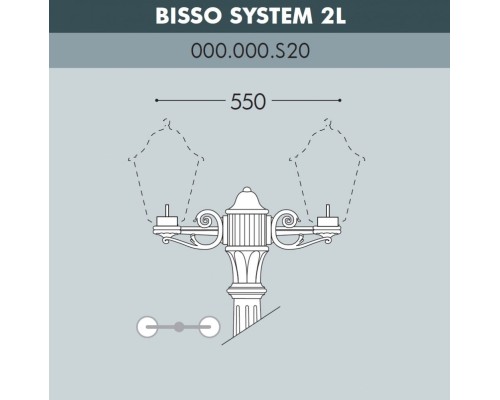 Консоль Bisso 000.000.S20.A0 Fumagalli