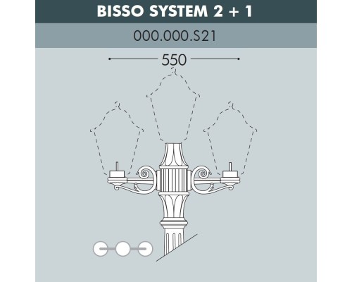 Консоль Bisso 000.000.S21.A0 Fumagalli