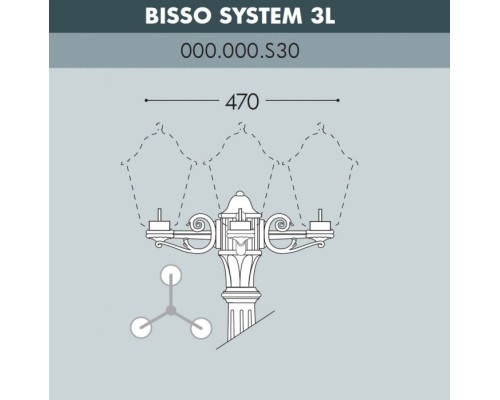 Консоль Bisso 000.000.S30.A0 Fumagalli Консоль Bisso 000.000.S30.A0 Fumagalli