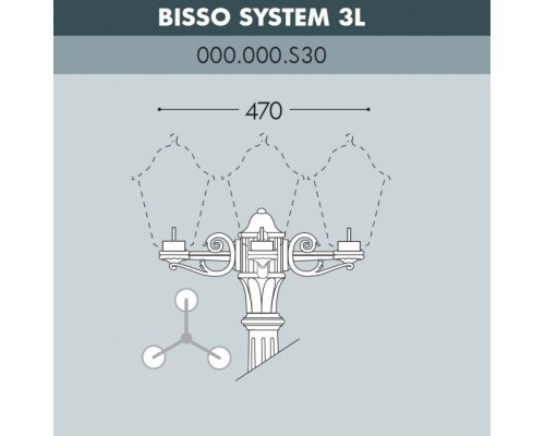 Консоль Bisso 000.000.S30.A0 Fumagalli