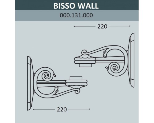 Консоль Bisso 000.131.000.A0 Fumagalli Консоль Bisso 000.131.000.A0 Fumagalli