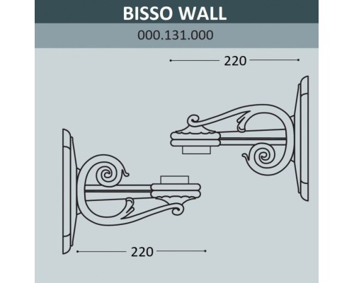 Консоль Bisso 000.131.000.A0 Fumagalli Консоль Bisso 000.131.000.A0 Fumagalli