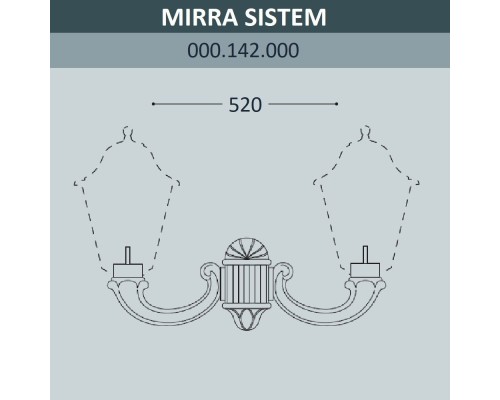 Консоль Mirra 000.142.000.A0 Fumagalli