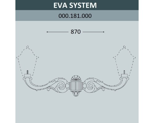 Консоль Eva 000.181.000.A0 Fumagalli Консоль Eva 000.181.000.A0 Fumagalli