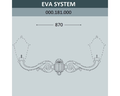 Консоль Eva 000.181.000.A0 Fumagalli