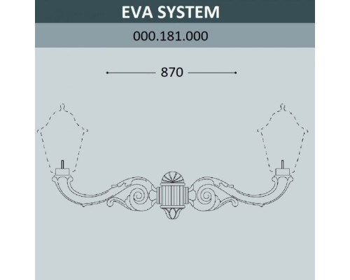 Консоль Eva 000.181.000.A0 Fumagalli Консоль Eva 000.181.000.A0 Fumagalli