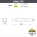 Встраиваемый светильник уличный Nina 8C1.000.000.AYP1L Fumagalli