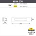 Встраиваемый светильник уличный Nina 8C1.000.000.BYP1L Fumagalli