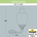 Настенный фонарь уличный Cana C50.171.000.AYE27 Fumagalli